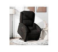 stoel électrique réglable velours noir