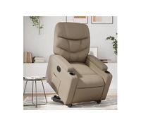 stoel électrique similicuir cappuccino