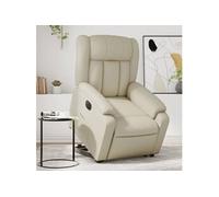 Fauteuil Inclinable de Massage Électrique Chaise Siège Noir Similicuir vidaXL