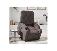 vidaXL stoel électrique similicuir marron Marron G