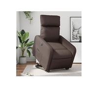 vidaXL stoel électrique similicuir marron Marron G