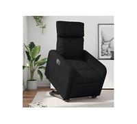Vidaxl Fauteuil Inclinable Électrique Noir Similicuir Noir