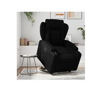 vidaXL stoel électrique similicuirnoir Noir G