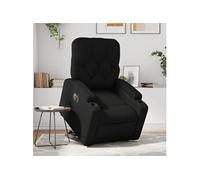 vidaXL stoel électrique similicuirnoir Noir G