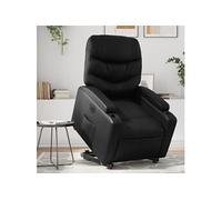 vidaXL Fauteuil inclinable électrique noir similicuir