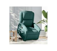 vidaXL stoel électrique tissu vert foncé Vert G