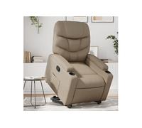 vidaXL stoel similicuir cappuccino Beige G