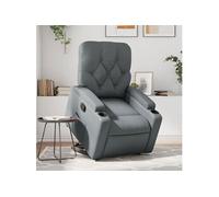vidaXL stoel similicuir gris Gris G