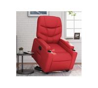 vidaXL stoel similicuir rouge Rouge G