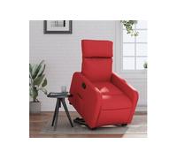 Vidaxl Fauteuil Inclinable Rouge Similicuir Rouge