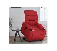 stoel similicuir rouge