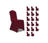 Housses élastiques de chaise Bordeaux 18 pcs vidaXL vidaXL