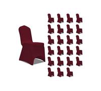 Housses élastiques de chaise Bordeaux 24 pcs vidaXL vidaXL