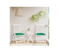 vidaXL Stoelkussens 2 st 50x50x7 cm oxford stof groen314911 Vert G