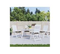 Vidaxl Coussins De Chaise 4 Pcs Taupe 40x40x7 Cm Tissu
