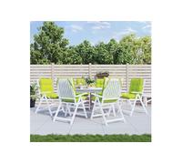 vidaXL Stoelkussens 6 st lage rug oxford stof felgroen377706 Vert G