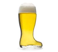 STÖLZLE LAUSITZ Botte à bière 1250 ml I verre élégant 1 l l I lavable au lave-vaisselle I cristal sans plomb I haute résistance aux chocs I chope à bière de qualité I forme de botte