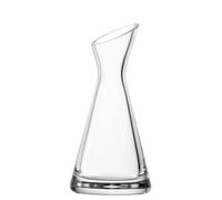 Stölzle Lausitz Carafe Schräghals One for All 125 ml - Carafe en cristal soufflé bouche pour eau jus lait et vin - Élégante carafe artisanale compatible lave-vaisselle - Fabriquée en Allemagne