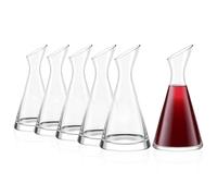 Stölzle Lausitz Carafe Schräghals One for All 125 ml - Carafe en cristal soufflé bouche pour eau jus lait et vin - Élégante carafe artisanale compatible lave-vaisselle - Fabriquée en Allemagne