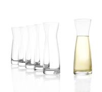 STÖLZLE LAUSITZ carafe set de 6 Série universelle variante M 250 ml I carafe à alcool en verre I carafe à lait I en verre de cristal fin I résistant à la casse et au lave-vaisselle