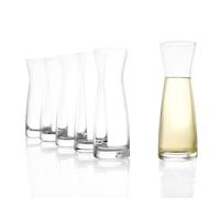 Stölzle Lausitz Carafe Universelle Lot de 6 x 125 ml - Mini Carafe Élégante en Verre Cristallin sans Plomb - Pour Eau Jus Lait ou Spiritueux - Résistante au Lave-Vaisselle - Fabriquée en Allemagne
