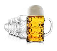 Stölzle Lausitz Chope à bière ISAR / Lot de 6 chopes à bière 0,25 L/Chope à bière stable 0,25 L/Verres à bière en verre Soda Lime/Biergläser lavables au lave-vaisselle