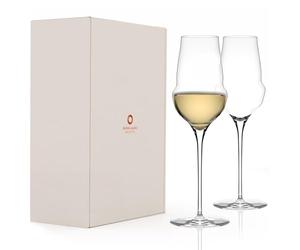 Stölzle Lausitz Cocoon Verres à Champagne Lot de 2, 340 ml - Verres à Cocktail de Champagne Extravagants pour Vins Mousseux - Flûtes en Cristal Origine Allemagne - Compatible Lave-Vaisselle