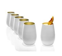 Stölzle Lausitz ELEMENTS 3520012EL086 Lot de 6 gobelets en verre cristal 465 ml