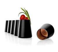 Stölzle Lausitz Gobelets Noir/Bronze Power 6pcs, 380ml - Verres modernes en cristal pour eau, vin, cocktails & jus, résistants au lave-vaisselle et aux chocs - Made in Germany