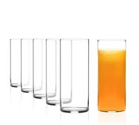 Stölzle Lausitz Kyoto Bar - Lot de 6 verres à eau - 430 ml - Parfaits pour l'eau, le jus ou les cocktails - Verres à jus en cristal lavables au lave-vaisselle - Verres universels modernes et sobres