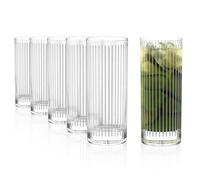 Stölzle Lausitz New York Bar-Soho Lot de 6 verres à eau, 405 ml, polyvalents, pour eau, jus ou cocktails - Passe au lave-vaisselle - En cristal - Verres universels simples