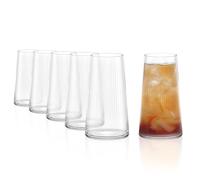 Stölzle Lausitz Symphony Lot de 6 Verres Longdrink 460 ml - Verres Polyvalents pour Cocktails, Boissons, Eau & Jus - Cristal Haut de Gamme - Compatible Lave-Vaisselle & Résistants aux Chocs