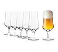 Stölzle Lausitz Verres à Bière 6x 400 ml - Verres Élégants en Cristal Sans Plomb pour Pils et Autres Bières - Bocks Tulipe Raffinés - Lavables au Lave-Vaisselle - Qualité Allemande Durable