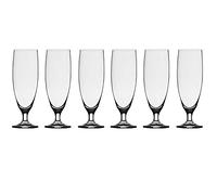 Stölzle Lausitz Verres à Bières Imperial Set de 6, 320 ml - Verres Élégants Idéaux pour Pils & Autres Bières - Verres en Cristal Stylés - Lavables au Lave-Vaisselle & Fabriqués en Allemagne