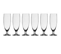 Stölzle Lausitz Verres à Bières Imperial Set de 6, 375 ml - Verres Élégants Idéaux pour Pils & Autres Bières - Verres en Cristal Stylés - Lavables au Lave-Vaisselle & Fabriqués en Allemagne