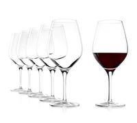 Stölzle Lausitz Verres à Bordeaux Exquisit Lot de 6, 645ml - Verres à Vin en Cristal de Haute Qualité Idéaux pour Bordeaux - Élégants Verres à Vin pour un Développement Optimal des Arômes
