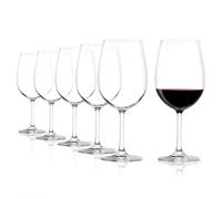 Stölzle Lausitz Verres à Bordeaux Weinland Lot de 6, 660ml - Verres à Vin Rouge Élégants - Cristal Idéal pour le Vin de Bordeaux - Compatibles Lave-Vaisselle, Fabriqués en Allemagne