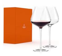 Stölzle Lausitz Verres à bourgogne Quatrophil Lot de 2, 710 ml - Verres à vin rouge élégants pour le Bourgogne & Pinot Noir - Ballon de Bourgogne en cristal - Résistant au lave-vaisselle & aux chocs
