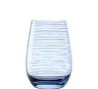 Stölzle_Lausitz Verres Twister 465 ML Bleu Gris I Lot de 6 I lavables au Lave-Vaisselle I Haute résistance aux Chocs I Service Universel de Verres à Eau & Verres à jus & Verres à Long Drink