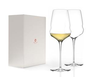 Stölzle Lausitz Verres à Vin Blanc Cocoon Lot de 2, 485 ml - Verres Exquis pour Vin Blanc & Apéritif - Verres à Vin en Cristal Élégants - Résistants au Lave-Vaisselle
