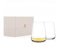 Stölzle Lausitz Verres à Vin Blanc Cocoon Set de 2, 445ml - Verres Sans Pieds Modernes pour une Maximale Libération des Arômes - Verres en Cristal - Lavables au Lave-Vaisselle & Fabriqués en Allemagne