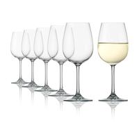 Stölzle_Lausitz Verres à Vin Blanc Weinland Lot de 6, 290 ml - Verres Idéaux pour Vins Blancs Légers & Rouges - Élégants Verres à Vin Blanc en Cristal - Résistants au Lave-Vaisselle & aux Chocs