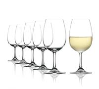 Stölzle_Lausitz Verres à Vin Blanc Weinland Lot de 6, 350 ml - Verres à Vin Idéal pour Grands Vins Blancs & Rouges Moyens - Élégant Verre à Vin Blanc en Cristal - Lavable au Lave-Vaisselle