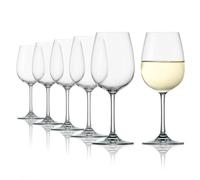 Stölzle_Lausitz Verres à Vin Blanc Weinland Lot de 6, 350 ml - Verres à Vin Idéal pour Grands Vins Blancs & Rouges Moyens - Verre à Vin Blanc Élégant en Cristal - Lavable au Lave-Vaisselle