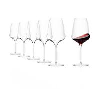 Stölzle Lausitz Verres à Vin Bordeaux Cocoon Lot de 6, 745 ml - Verres à Vin Rouge Haut de Gamme pour Bordeaux - Cristal Extravagant pour un Développement Optimal des Arômes - Lave-Vaisselle