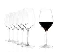 Stölzle Lausitz Verres à Vin Bordeaux Exquisit Royal - Lot de 6, 645ml - Cristal Idéal pour Bordeaux - Élégants, Résistants au Lave-vaisselle et aux Chocs