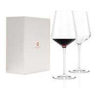 Stölzle Lausitz Verres à Vin Bordeaux Starlight Lot de 2, 660 ml - Verres en Cristal pour Bordeaux, Cabernet Sauvignon & Merlot - Élégants, Résistants & Compatibles Lave-Vaisselle, Made in Germany