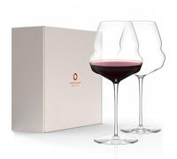 Stölzle Lausitz Verres à Vin Bourgogne Cocoon Lot de 2, 710ml - Verres à Vin Rouge Idéals pour le Bourgogne - Design Cocoon pour un Développement des Arômes - Lavable au Lave-Vaisselle
