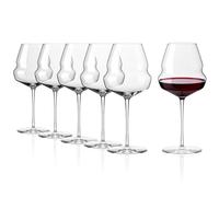 Stölzle Lausitz Verres à Vin Bourgogne Cocoon Lot de 6, 710ml - Verres à Vin Rouge Idéals pour le Bourgogne - Design Cocoon pour un Développement des Arômes - Lavable au Lave-Vaisselle