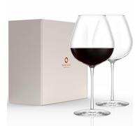 Stölzle Lausitz Verres à Vin Bourgogne Fino Lot de 2, 805 ml - Élégants Verres à Vin Rouge en Cristal - Verres à Vin pour Bourgogne & Pinot Noir - Résistants aux Chocs & Lave-Vaisselle